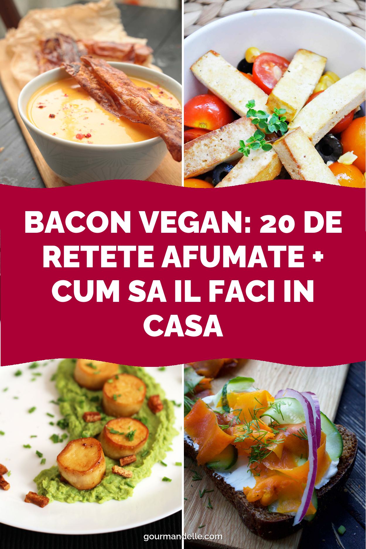 Bacon vegan: 20 de retete afumate + cum sa il faci in casa