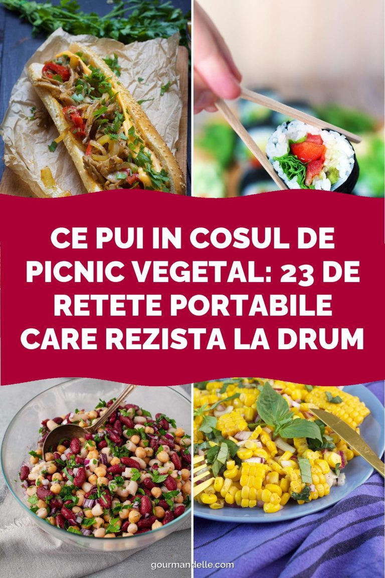 Ce pui in cosul de picnic vegetal: 23 de retete portabile care rezista la drum