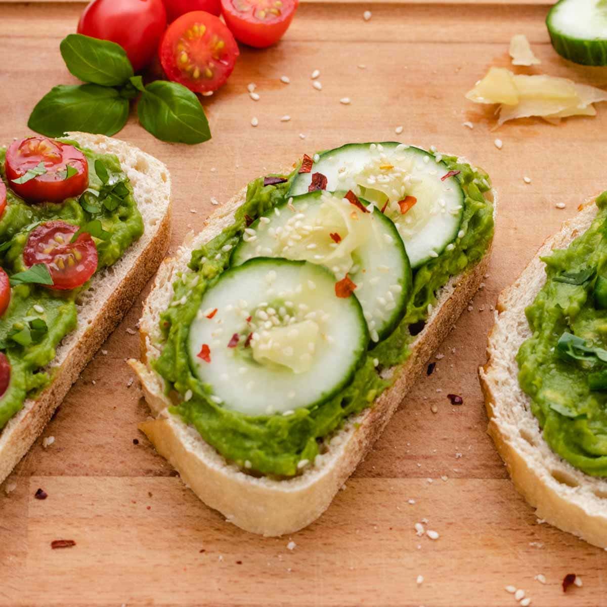 Avocado Toast Three Ways