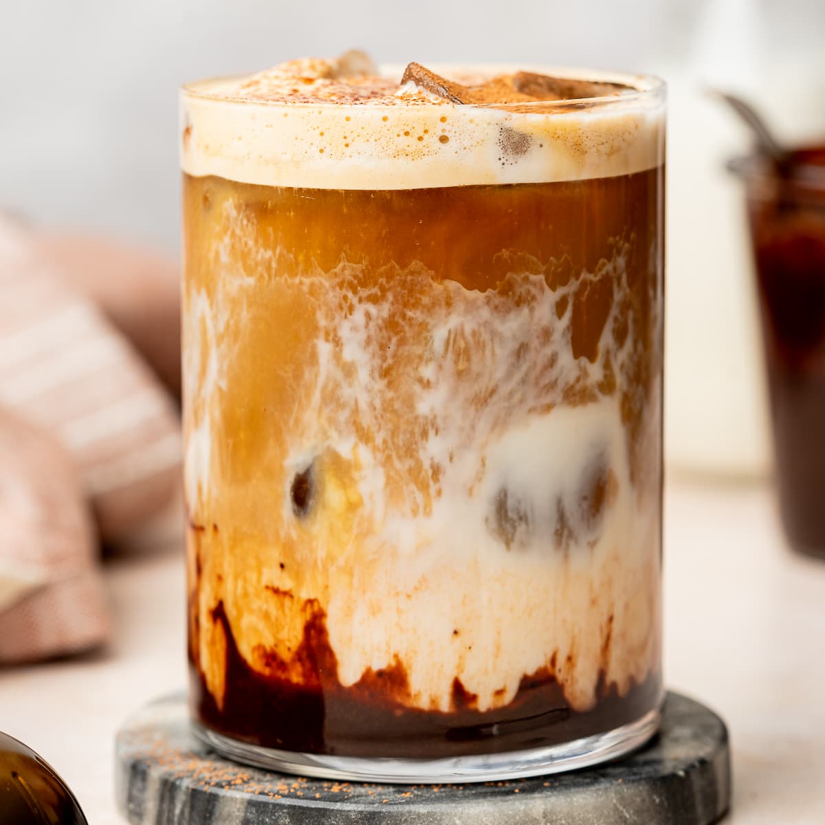 Coconut Iced Mocha Latte