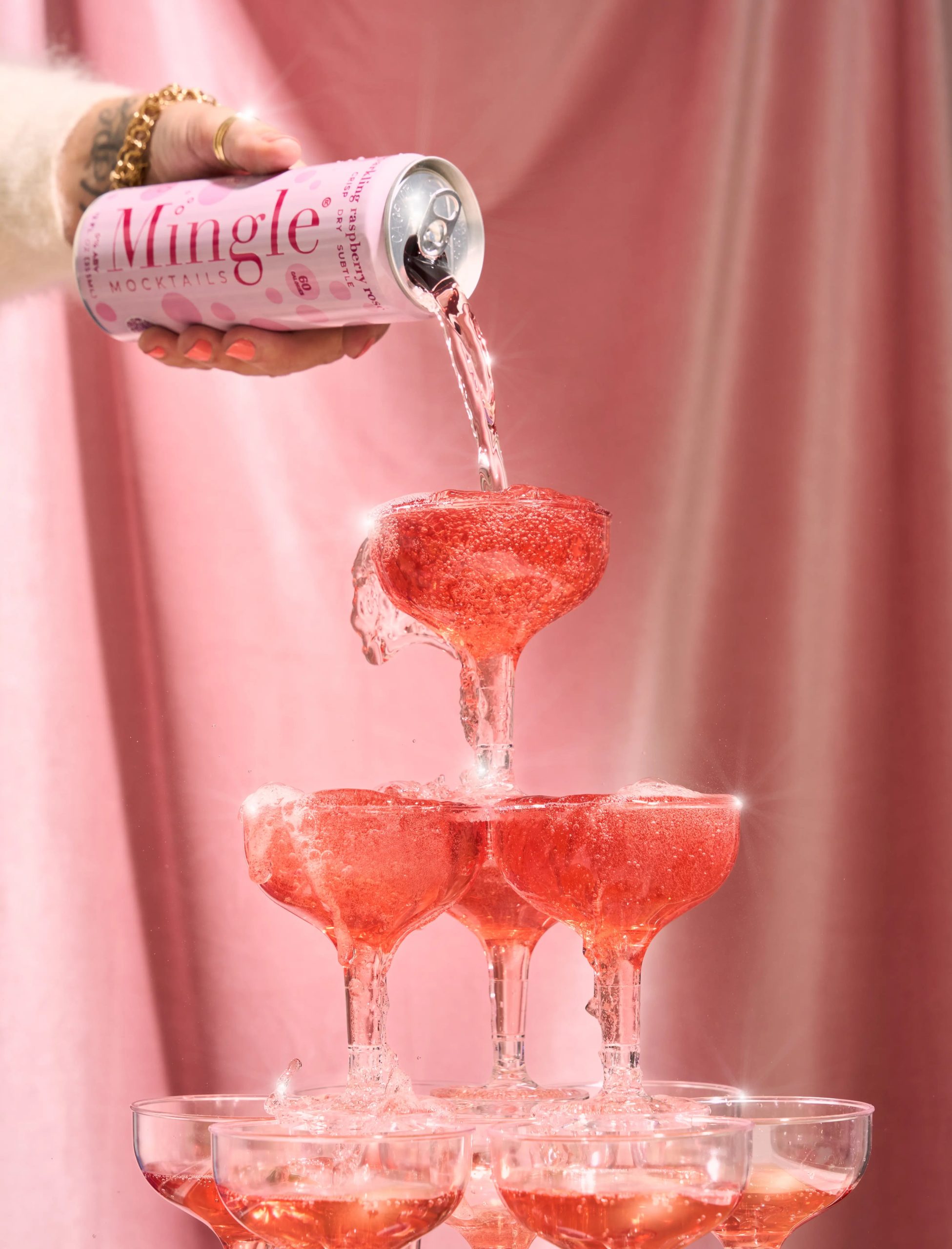 Easy 3-Ingredient Valentine's Mocktails
