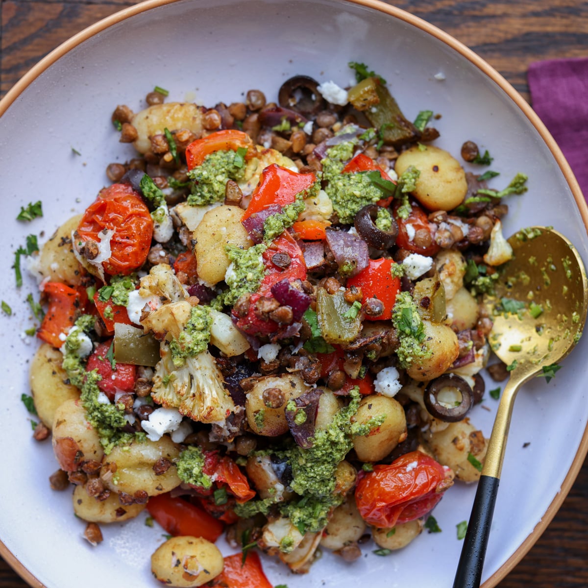 Mediterranean Sheet Pan Gnocchi