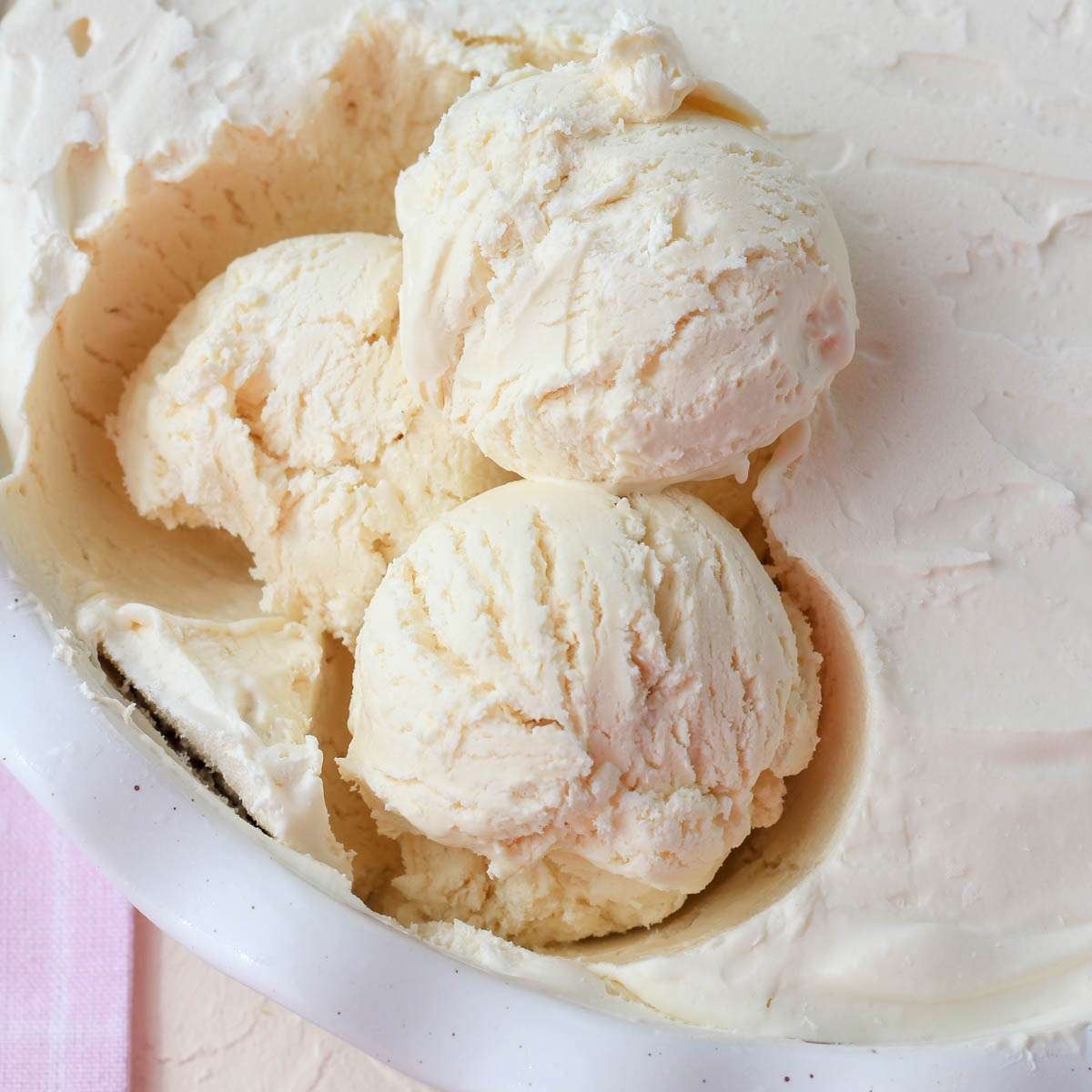 No-Churn Vanilla Nice Cream