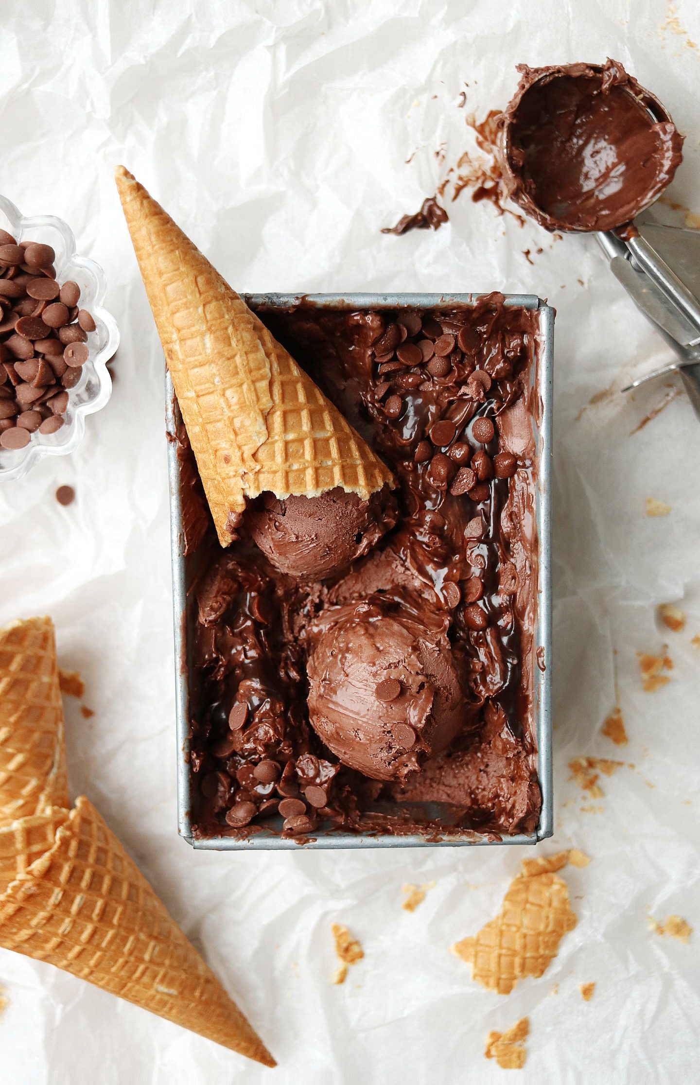 No-Churn Vegan Chocolate Ice Cream