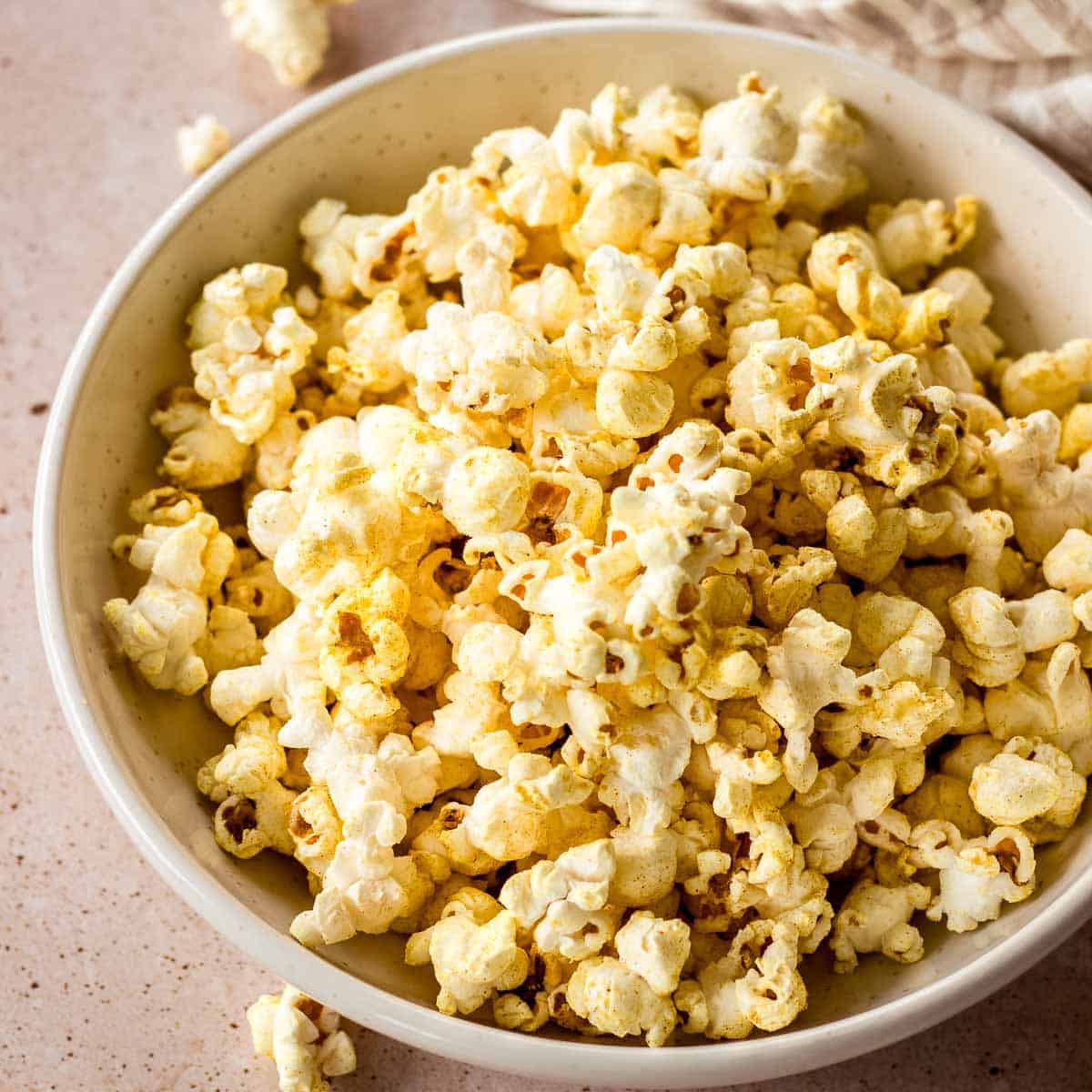 Nutritional Yeast Cheesy Popcorn