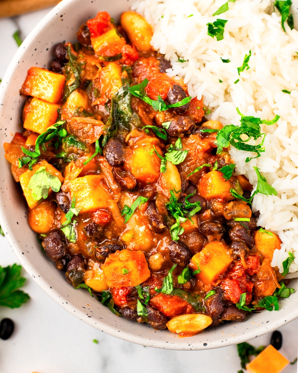 Sweet Potato Black Bean Chili