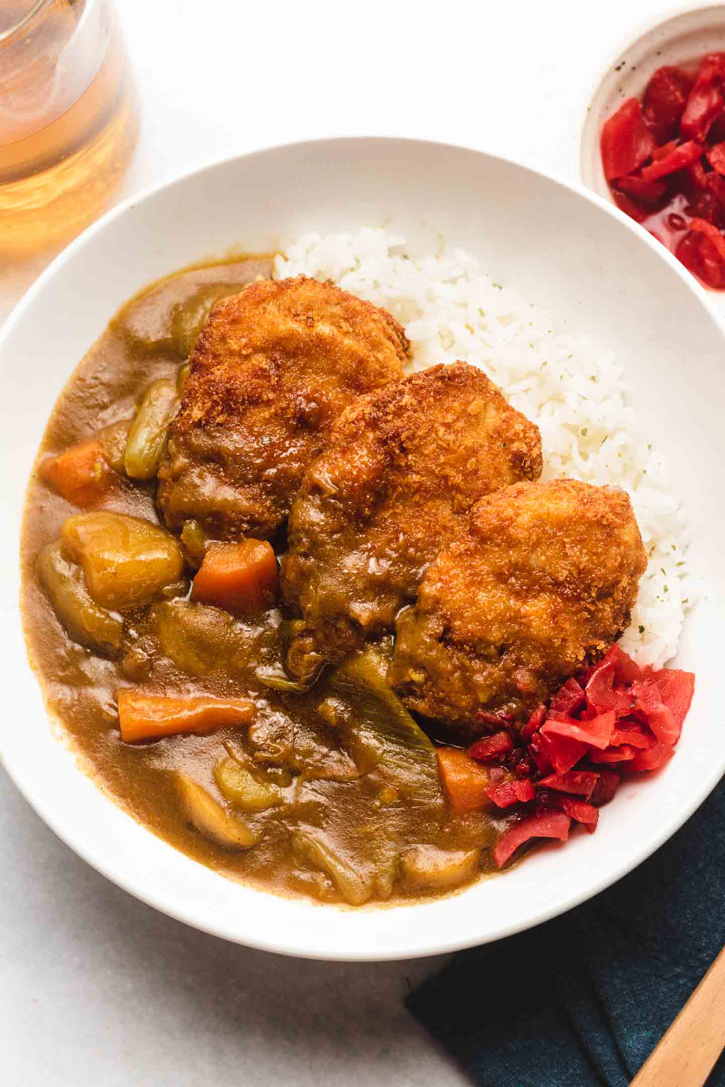 Tofu Katsu Curry (Fried, Air-Fried or Baked)