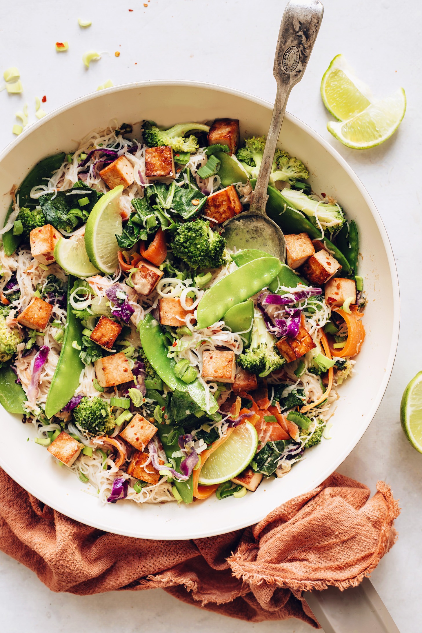 Tofu Noodle Stir-Fry with Spring Vegetables