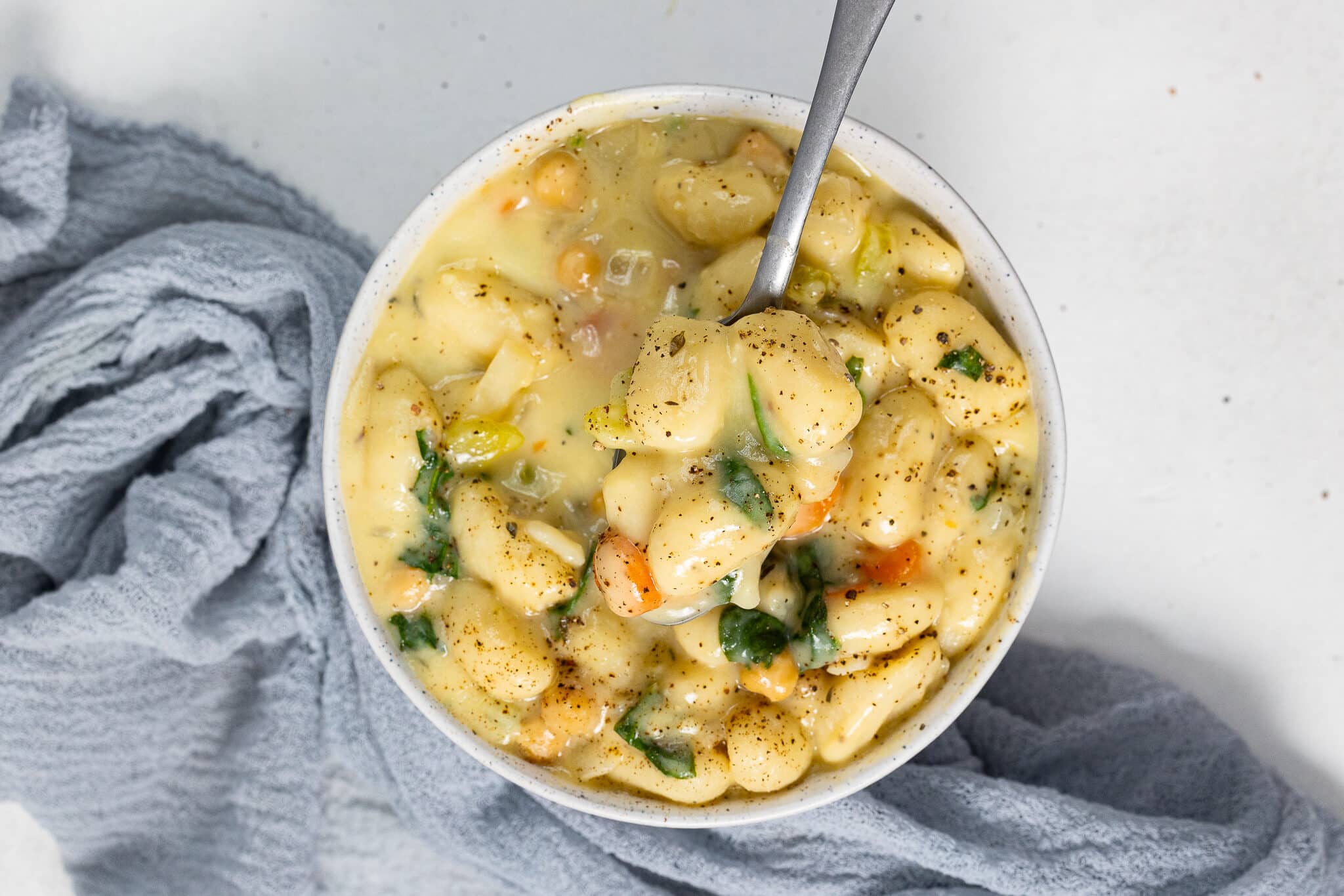 Tuscan Vegan Gnocchi Soup