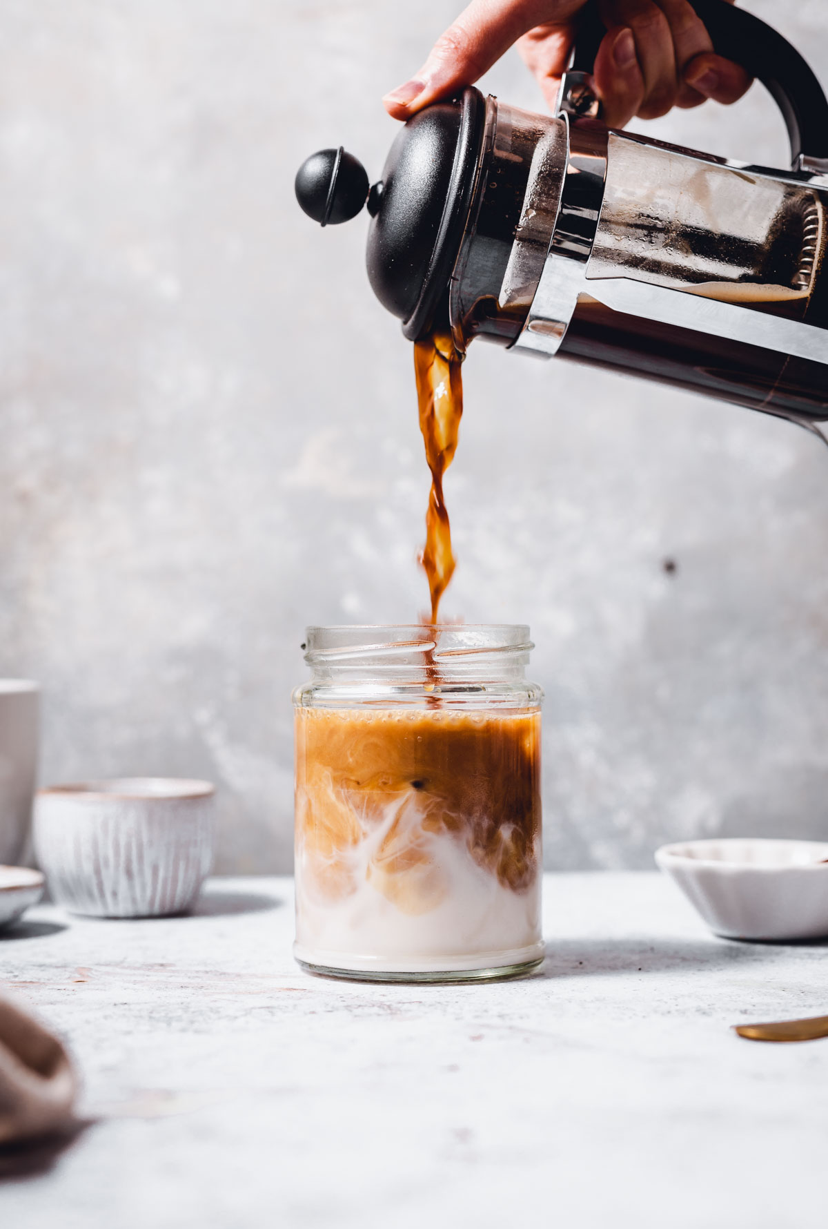 Vegan Iced Coffee Latte