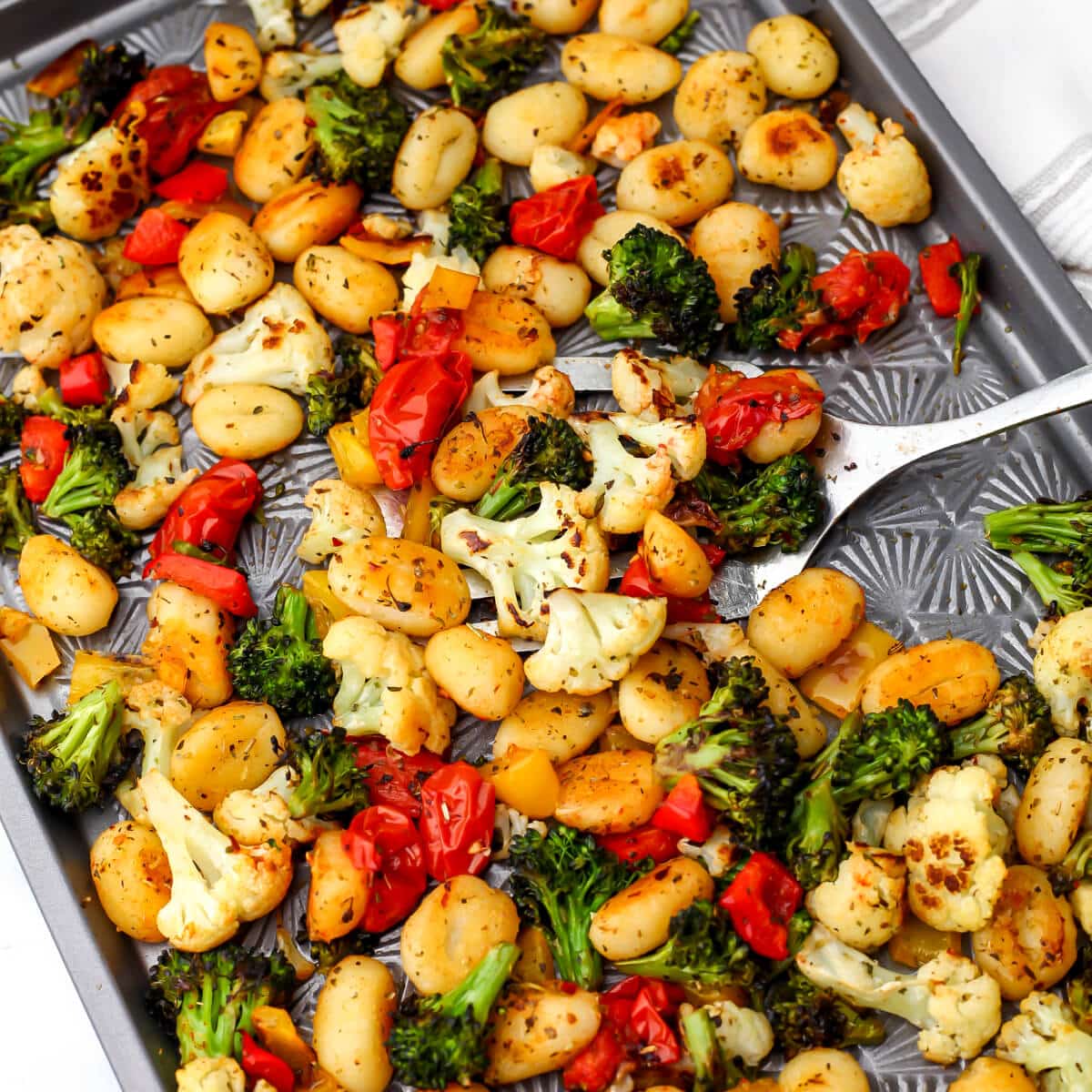 Vegan Sheet Pan Gnocchi and Veggies