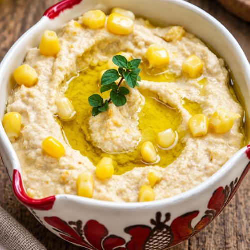 elote corn hummus