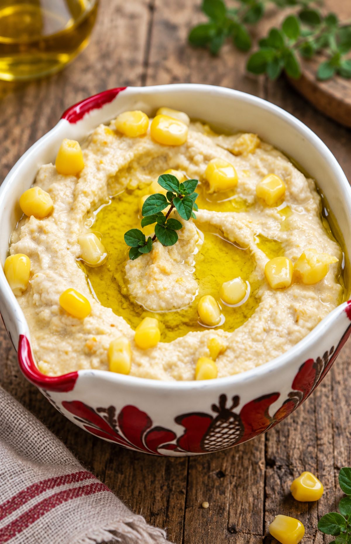 elote corn hummus