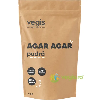 Agar-agar pudră Vegis, 50 g