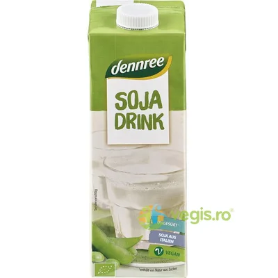 Lapte de soia bio Dennree, 1 l
