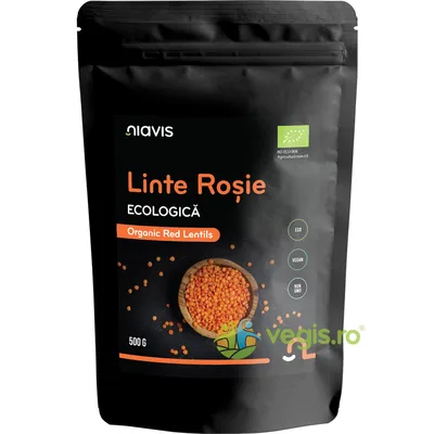 Linte roșie bio Niavis, 500 g
