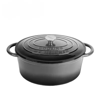 Oală ovală de fontă emailată Cooking by Heinner, 6 l
