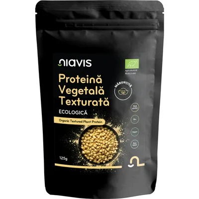 Proteină texturată de mazăre Niavis, 125 g