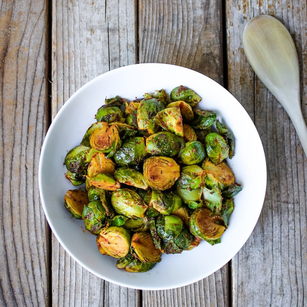 Smoky Roasted Brussels Sprouts