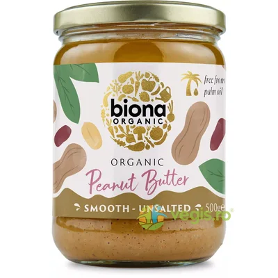Unt de arahide bio Biona, 500 g