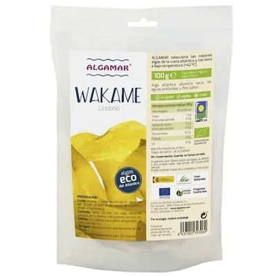 Wakame bio Algamar, 100 g